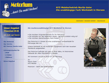 Tablet Screenshot of motorium.de